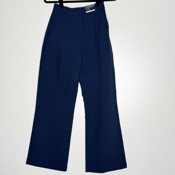 New Abercrombie Fitch Curve Love Ultra High Rise Wide Leg Pant Women's Size 24 - Picture 7 of 7